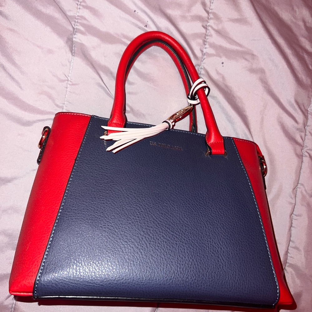 Us POLO Assn Bag red and blue purse women